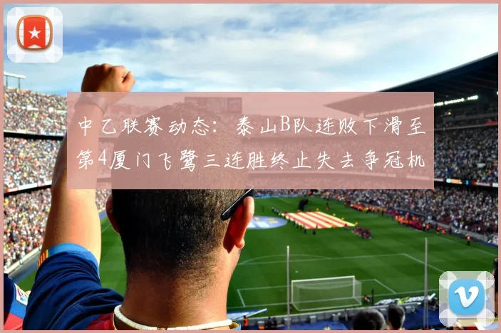 中乙联赛动态：泰山B队连败下滑至第4厦门飞鹭三连胜终止失去争冠机会